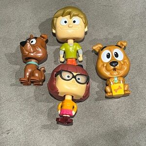 Scooby doo McDonald’s lot of 4 bobble heads Shaggy Velma